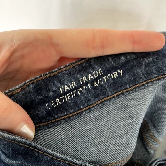 Universal Thread medium wash high rise skinny women's size 0 jeans casual pants - Picture 7 of 9